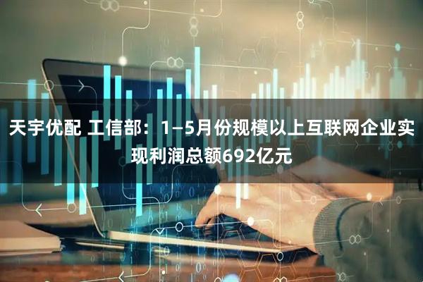 天宇优配 工信部：1—5月份规模以上互联网企业实现利润总额692亿元